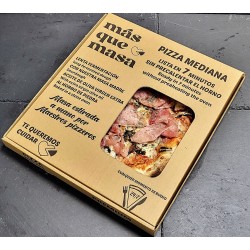 PIZZA MEDIANA JAMÓN Y PORTOBELLO