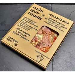 PIZZA MEDIANA JAMÓN Y QUESO