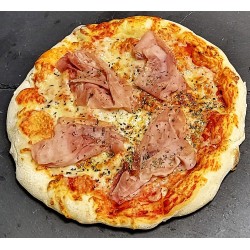 PIZZA MEDIANA JAMÓN Y QUESO